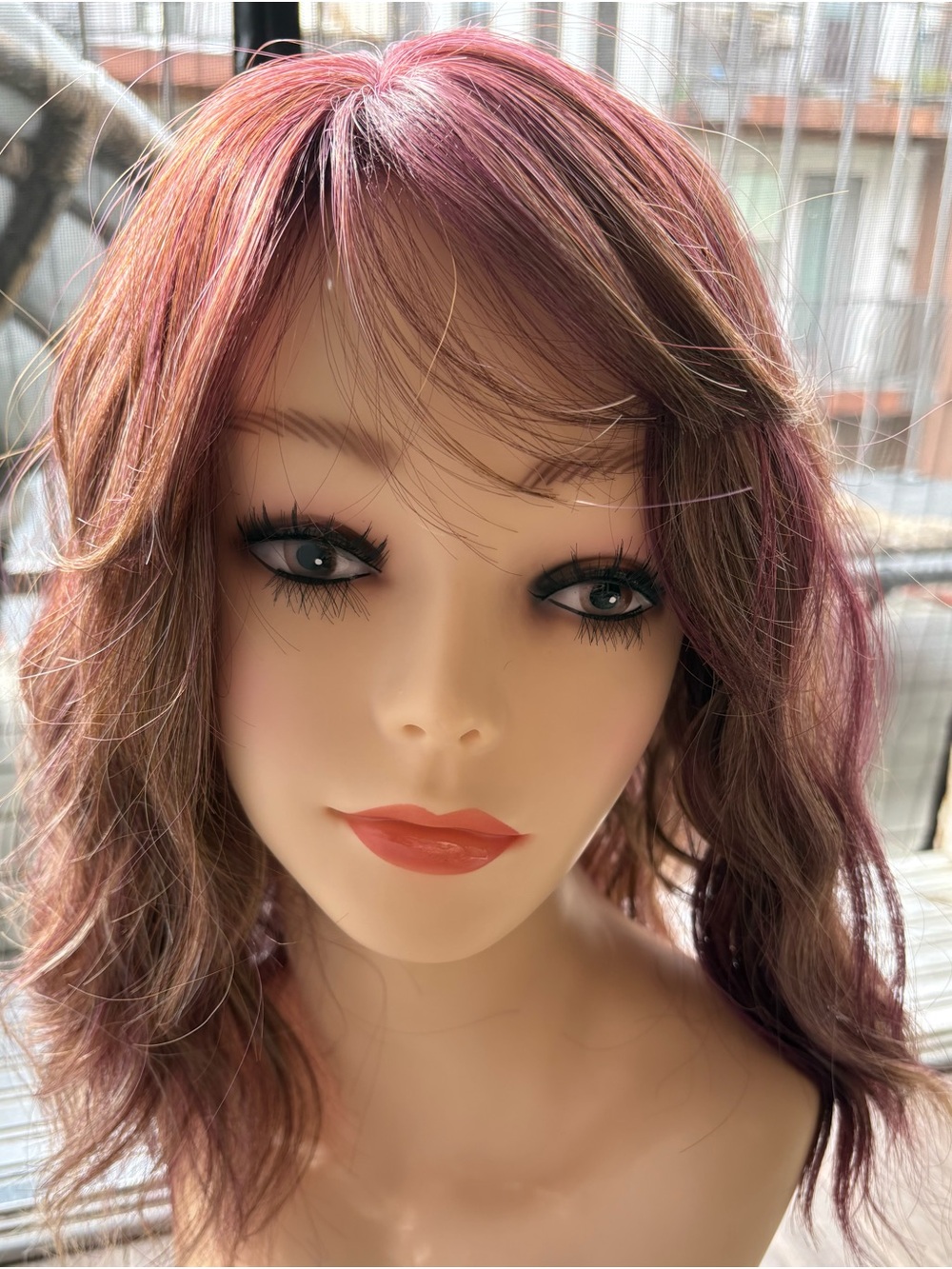 14’ Violet Cooper Brown Wig